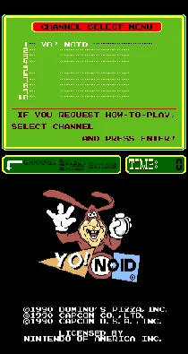 PlayChoice-10: Yo! Noid screen shot title